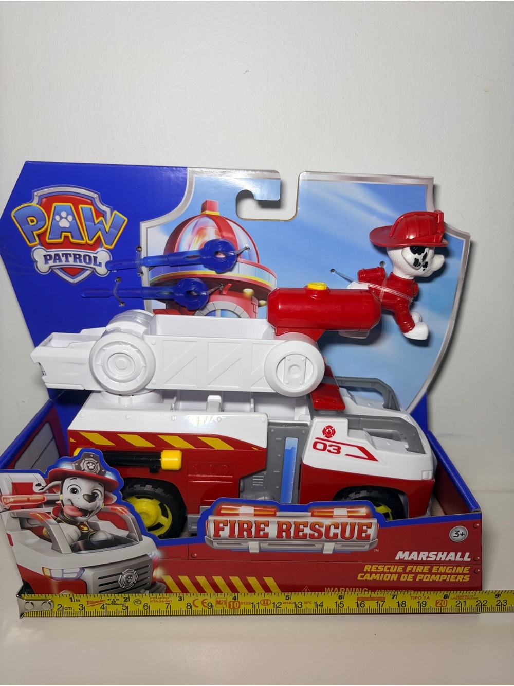 PAW Patrol Marshall Fire Rescue Engine with Figure Launcher & Accessories